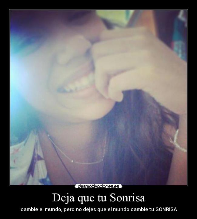 Deja que tu Sonrisa - 