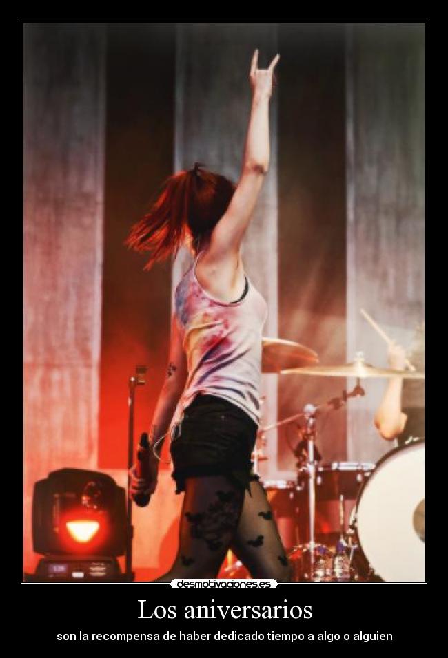 Los aniversarios - son la recompensa de haber dedicado tiempo a algo o alguien