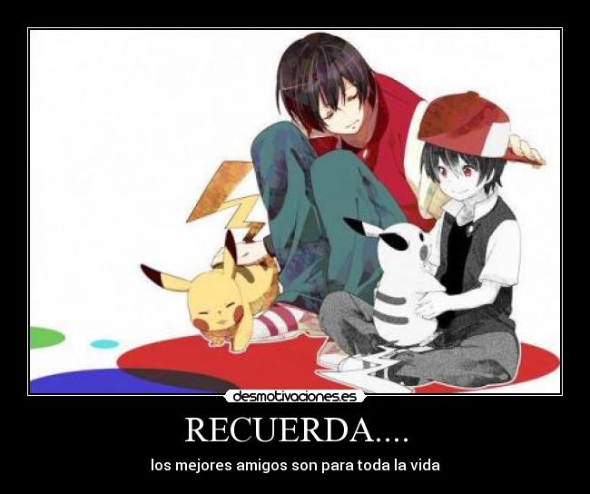carteles pokemon red ash pikachu amigos desmotivaciones