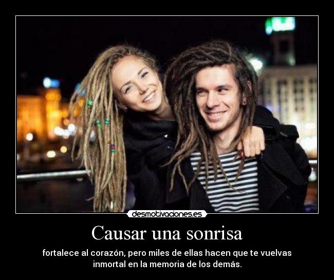 Causar una sonrisa - 