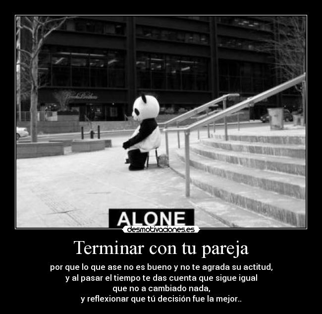 carteles terminar con pareja desmotivaciones