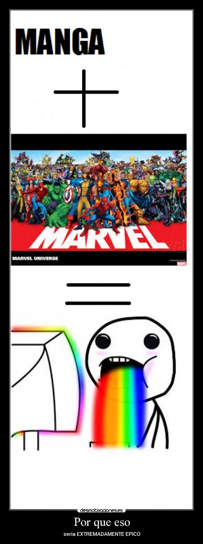 carteles marvel manga epico desmotivaciones