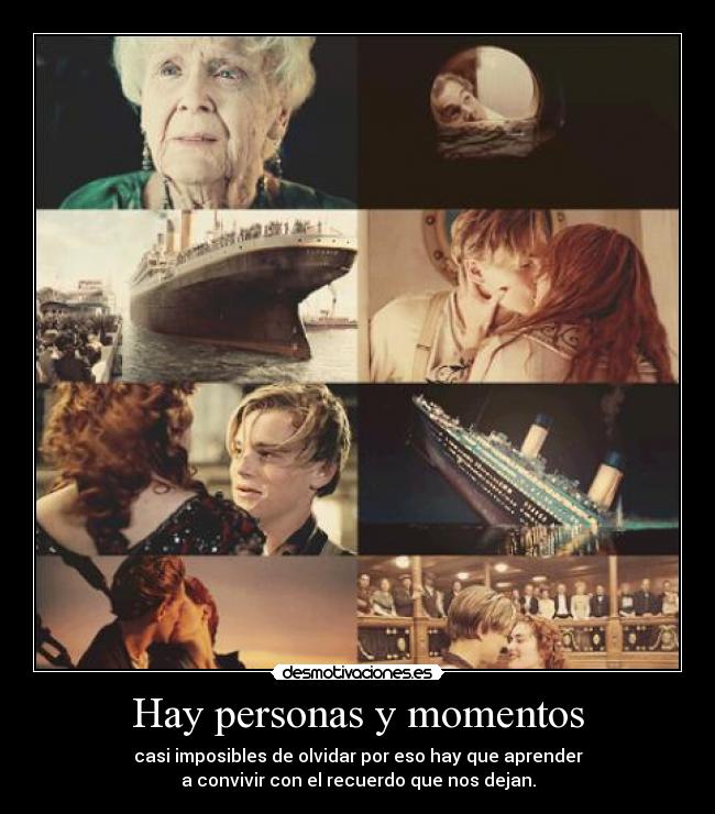 Hay personas y momentos - 