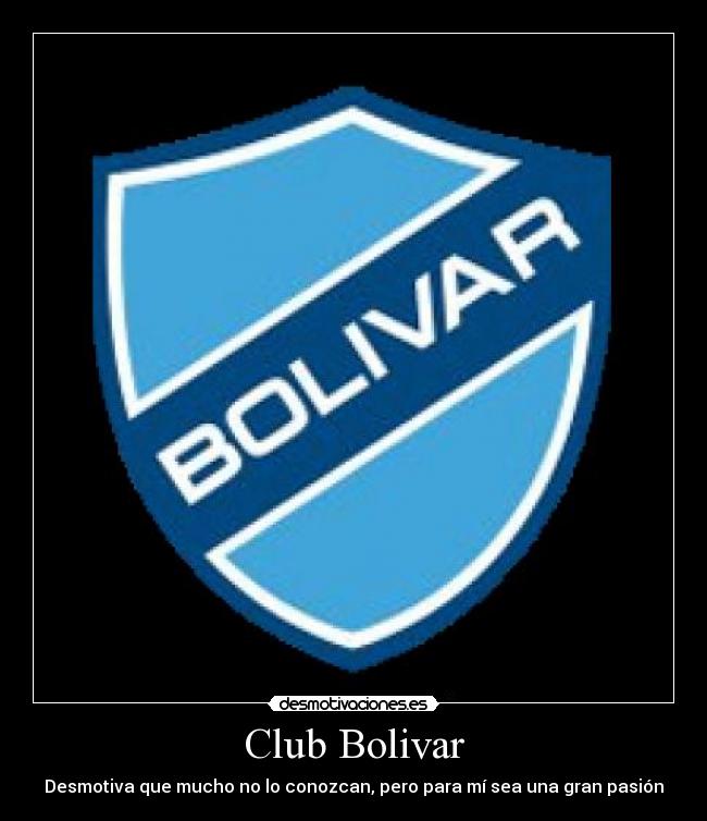 carteles club bolivar mejor equipo bolivia desmotivaciones