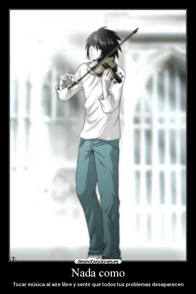 Nada como - Tocar música al aire libre y sentir que todos tus problemas desaparecen