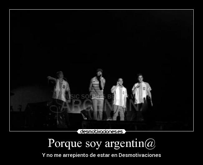 Porque soy argentin@ -