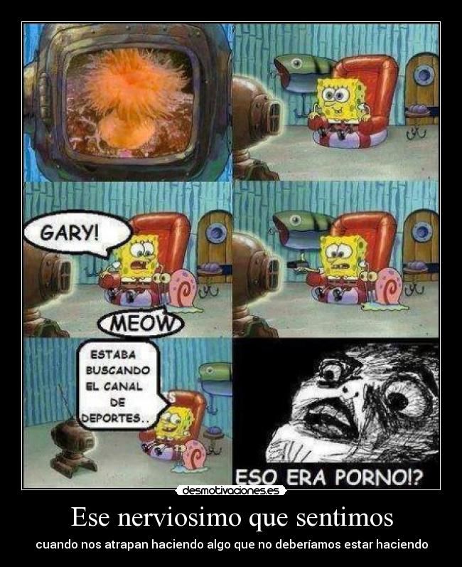 carteles bob esponja desmotivaciones