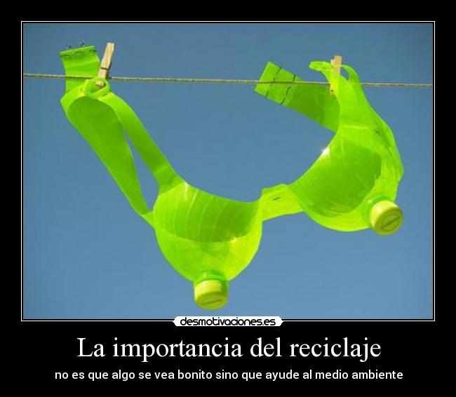 La importancia del reciclaje - 