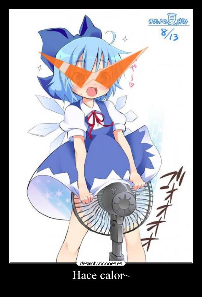 carteles cirno hada con pene hielo lal desmotivaciones