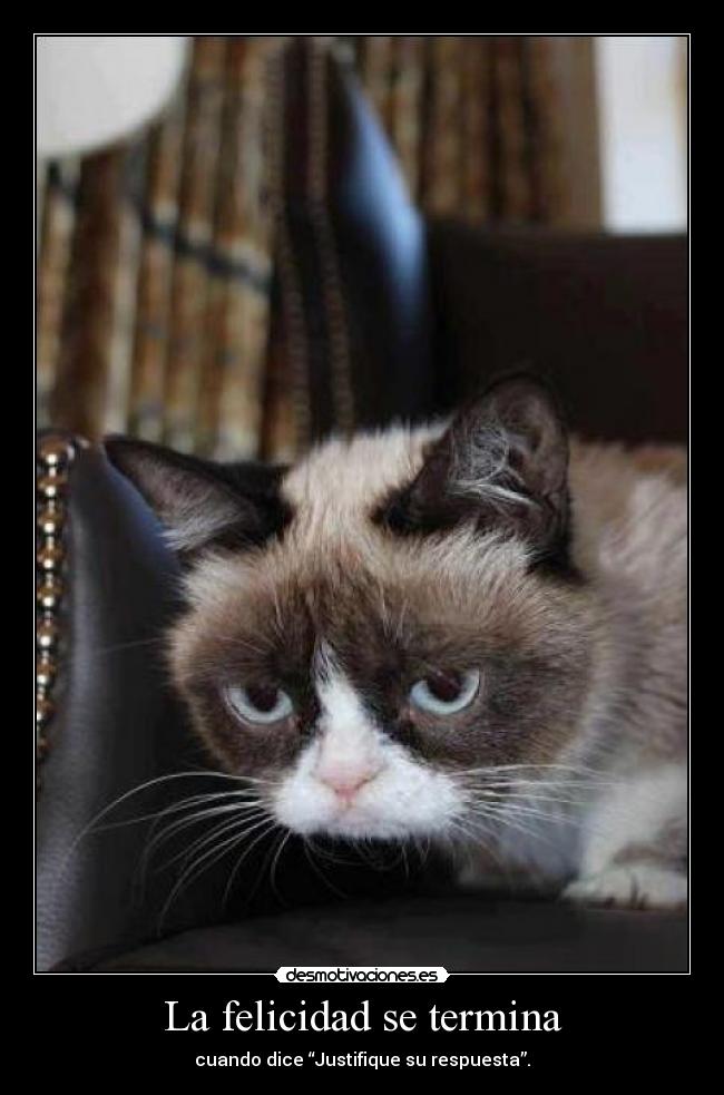 La felicidad se termina - 