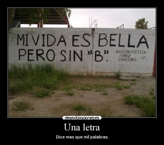 Una letra - 