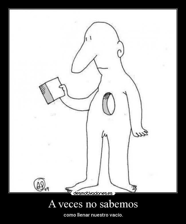 A veces no sabemos -