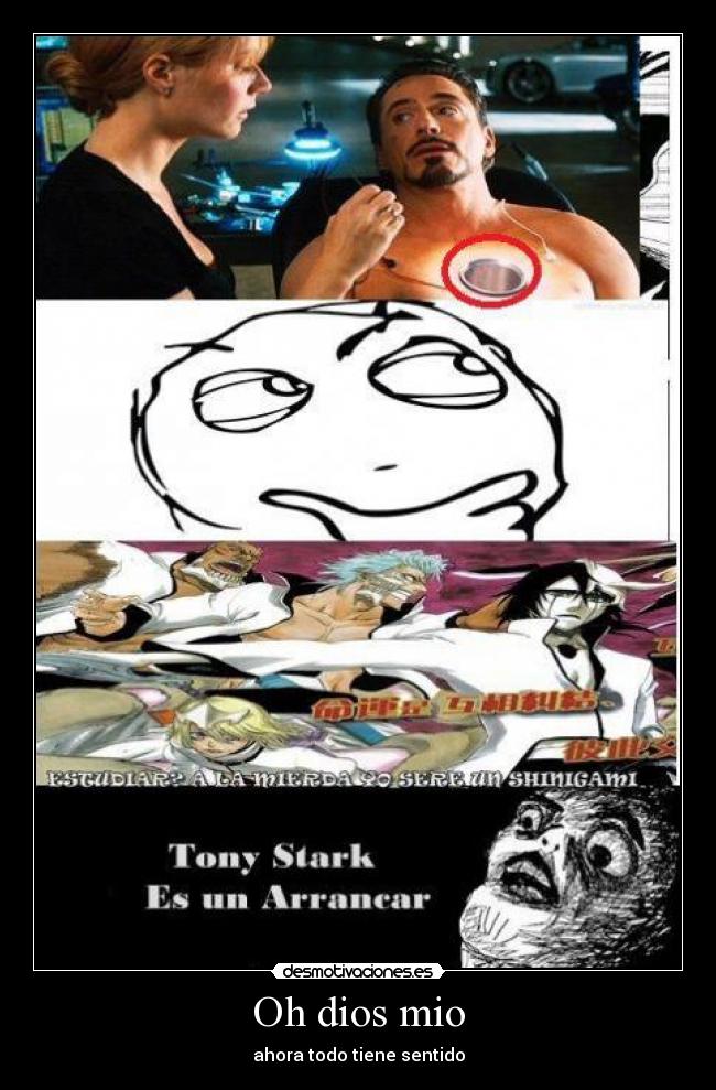 carteles dios anime desmotivaciones