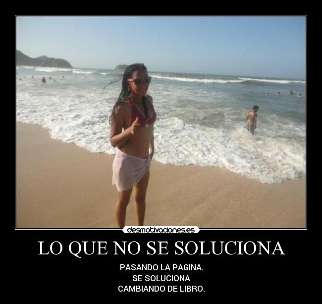 LO QUE NO SE SOLUCIONA - 