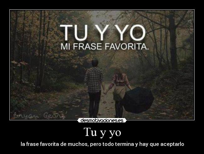 Tu y yo -