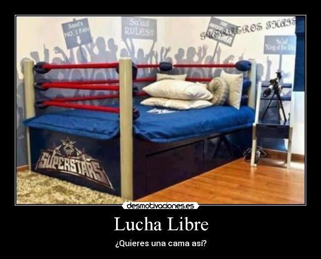 Lucha Libre - ¿Quieres una cama así?