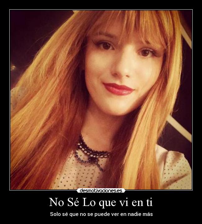 No Sé Lo que vi en ti - 