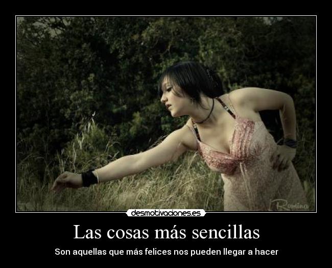 Las cosas más sencillas -
