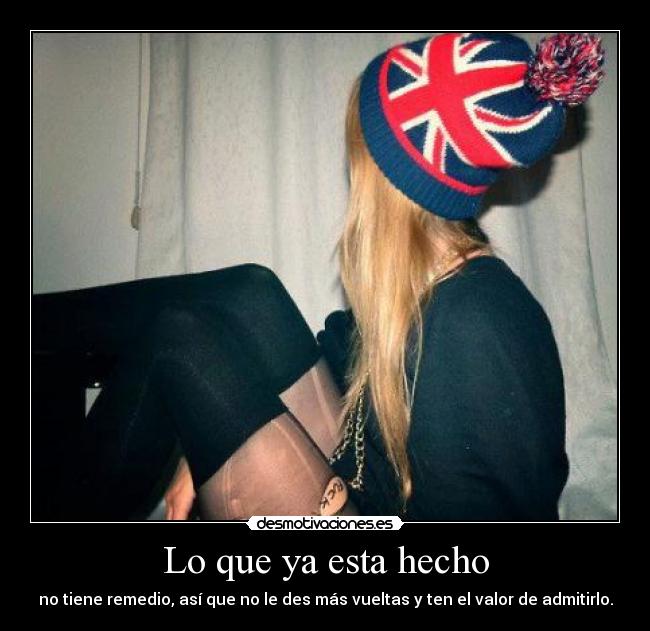 Lo que ya esta hecho -