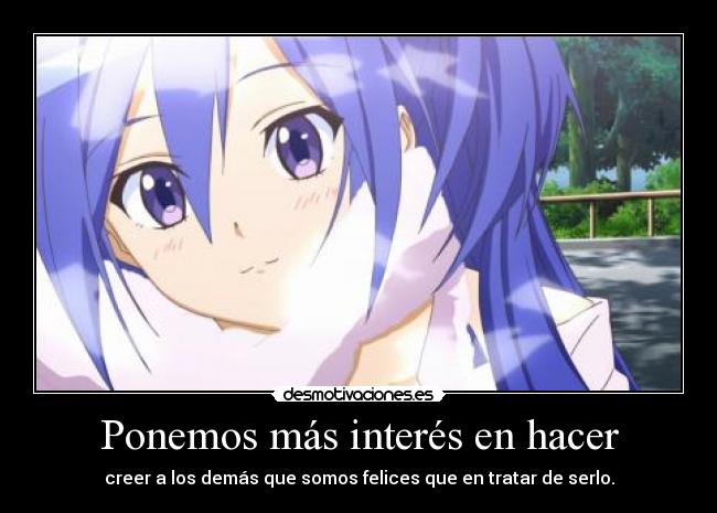 carteles tsubasa kazanari synphogear anime sonrisa felicidad alegria sentimiento desmotivaciones