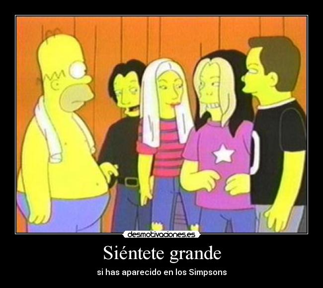 Siéntete grande - si has aparecido en los Simpsons