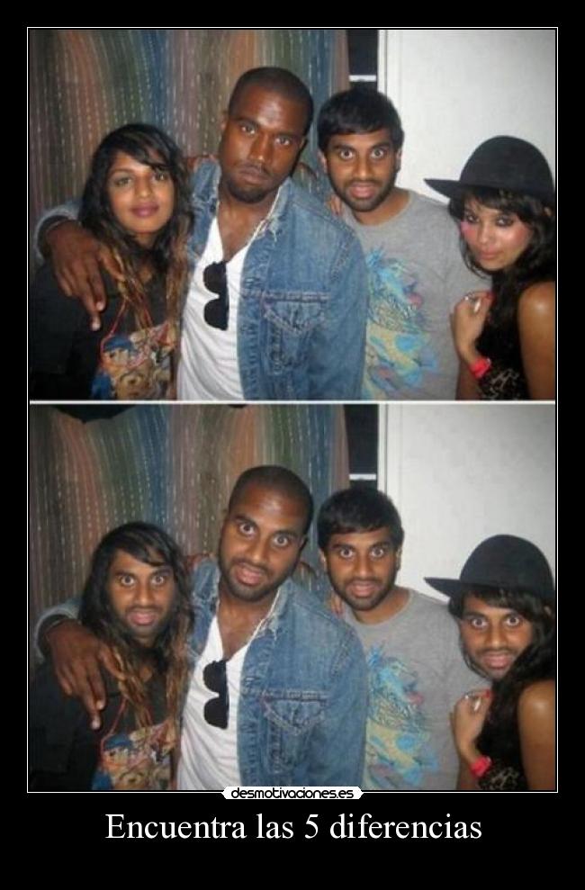Encuentra las 5 diferencias -