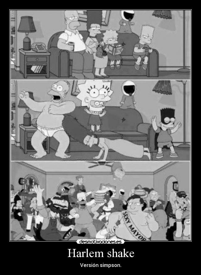 Harlem shake - Versión simpson.
