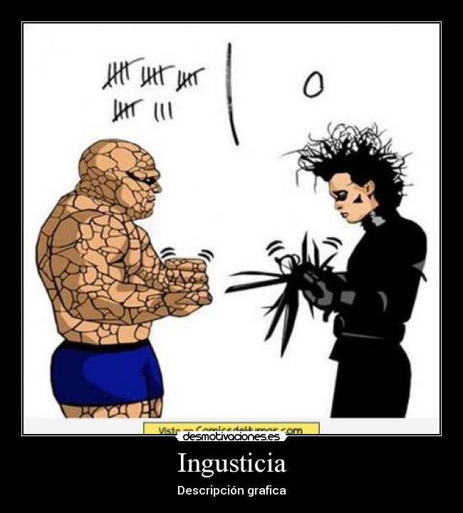 Ingusticia - Descripción grafica