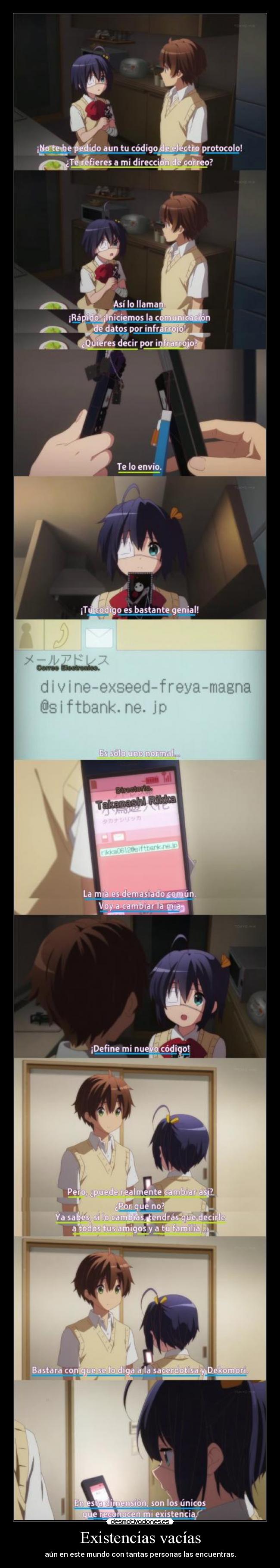 Existencias vacías - aún en este mundo con tantas personas las encuentras.