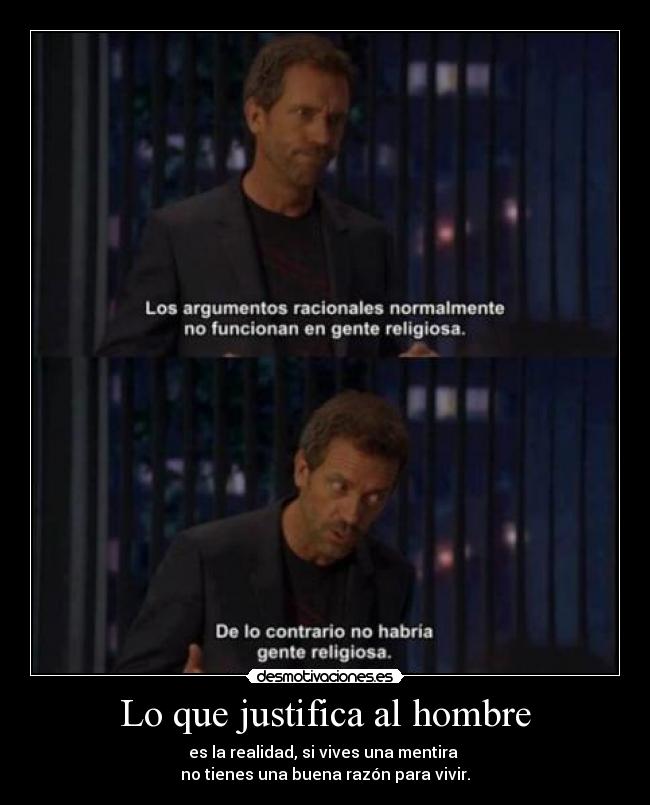 Lo que justifica al hombre - 