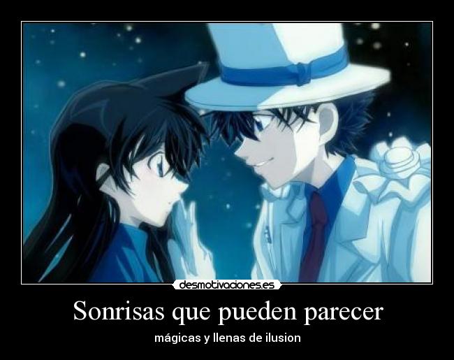 Sonrisas que pueden parecer - mágicas y llenas de ilusion