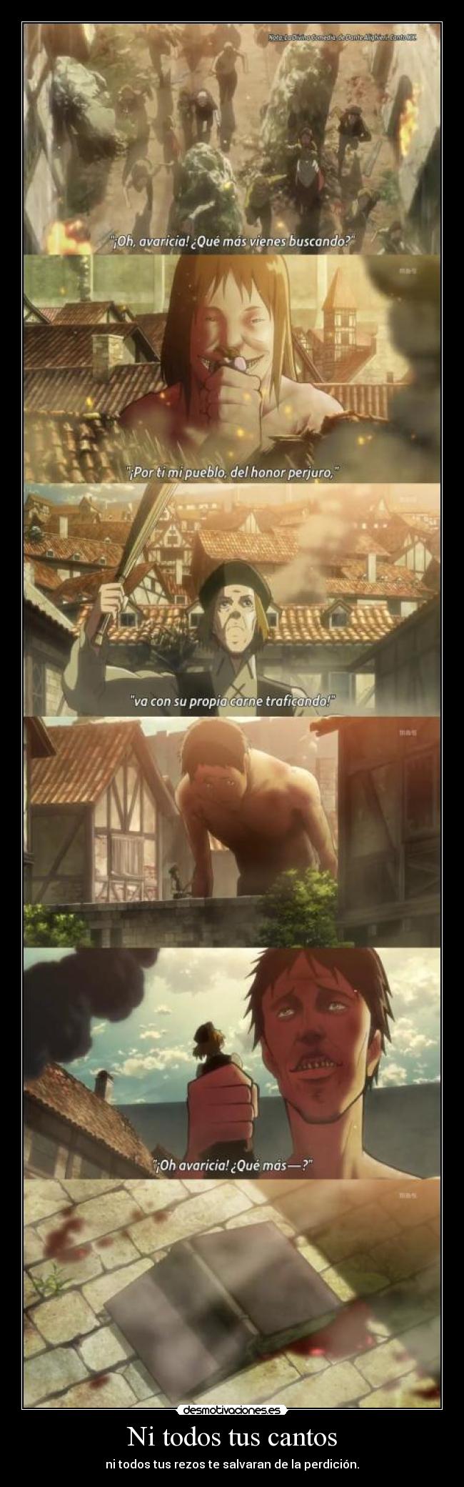 carteles muwigaraklan raptorhunters anime shingeki kyojin rezos cantos desmotivaciones