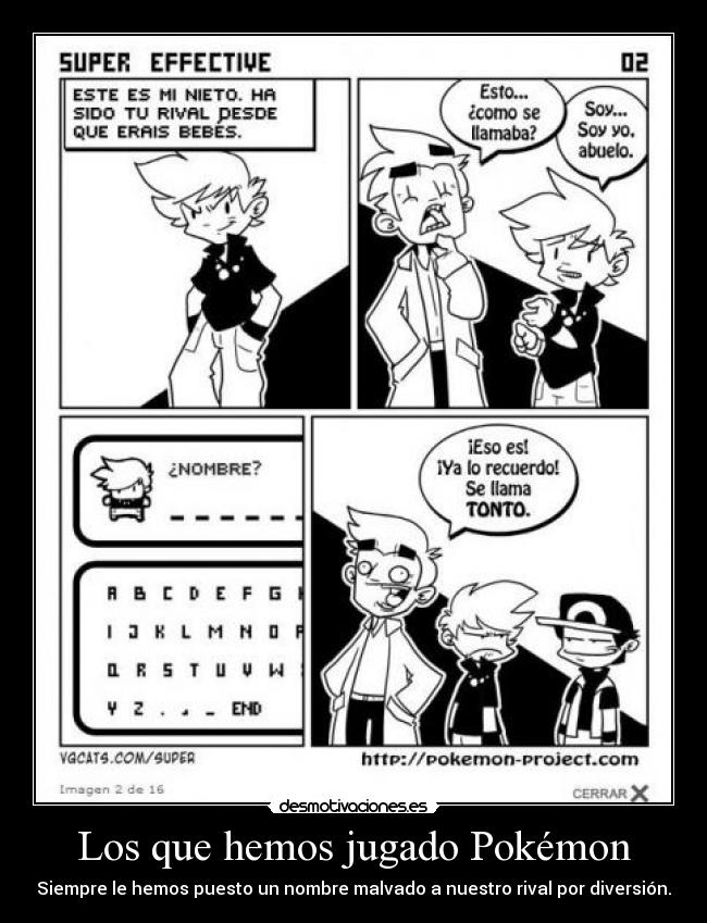Los que hemos jugado Pokémon -