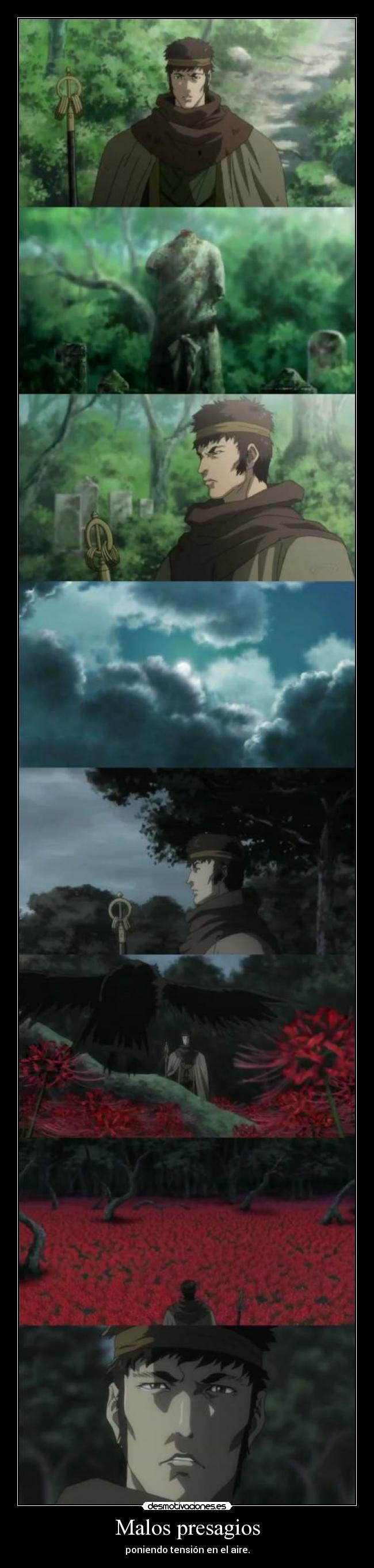 Malos presagios - poniendo tensión en el aire.