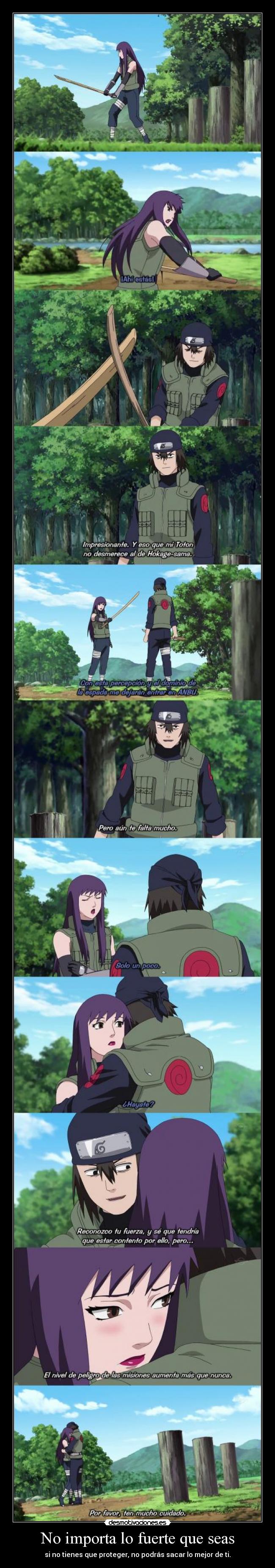 No importa lo fuerte que seas - si no tienes que proteger, no podrás sacar lo mejor de ti.