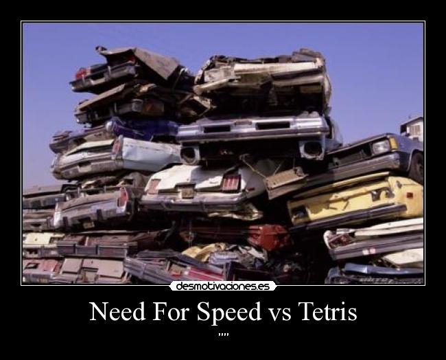 Need For Speed vs Tetris -