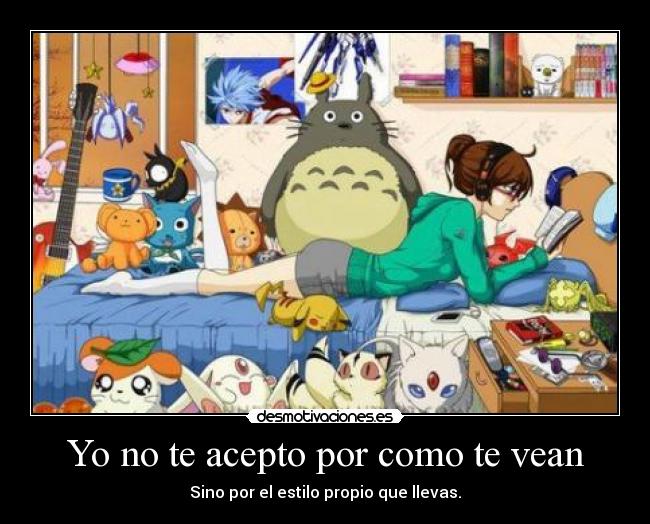 carteles anime manga otaku cosplay mensaje amor todas las mujeres que son simples diferentes 111 desmotivaciones