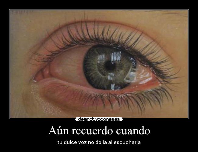 Aún recuerdo cuando -