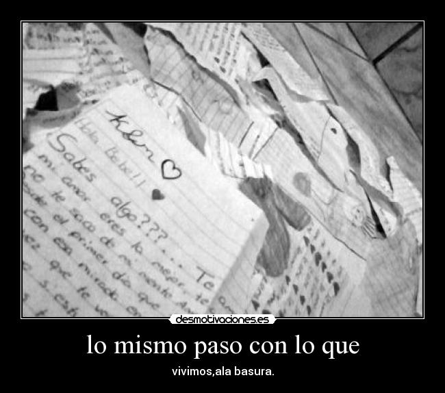 lo mismo paso con lo que -