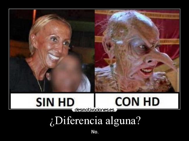 ¿Diferencia alguna? - No.