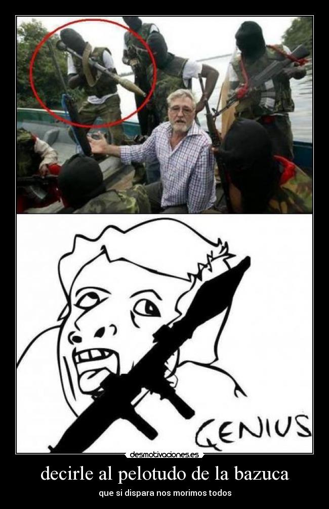 carteles bazuca nivel terrorista desmotivaciones