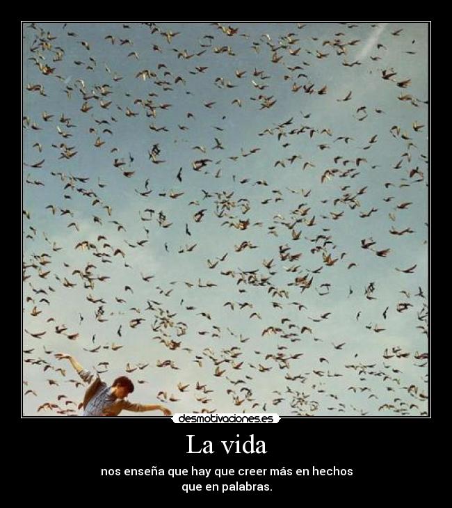 La vida -