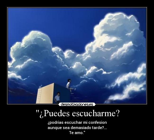 ¿Puedes escucharme? - 