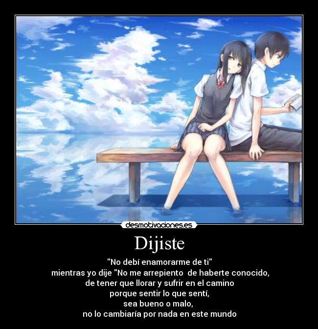 carteles anime love amor cute desmotivaciones