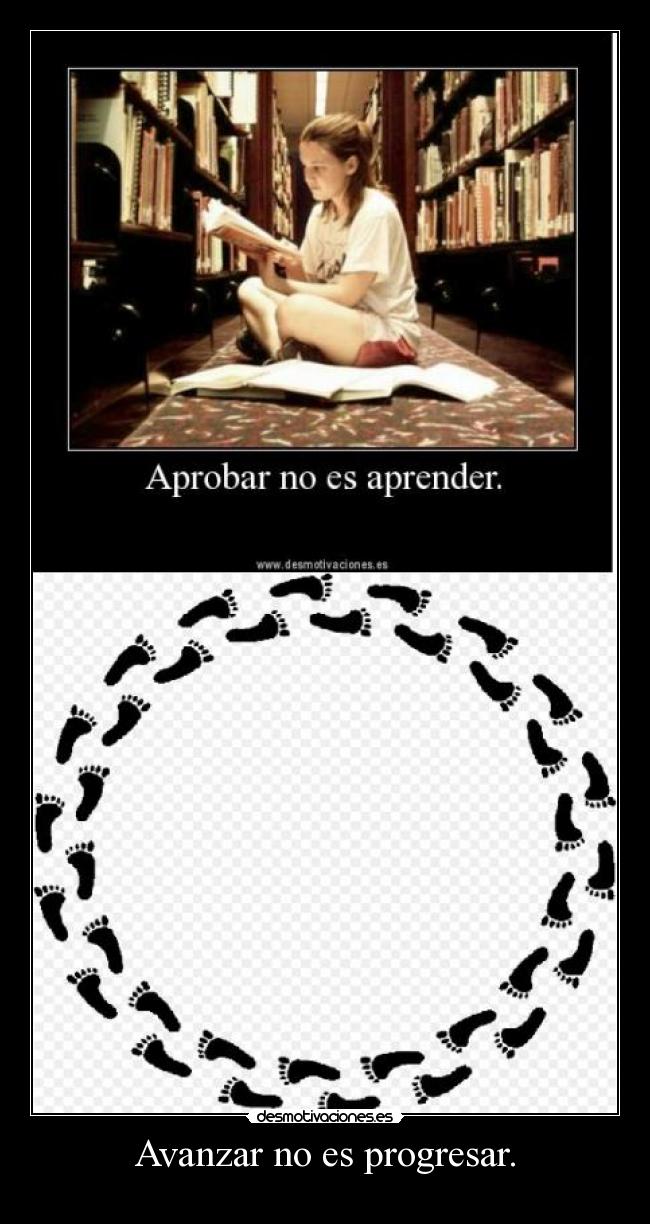 carteles zitito avanzar significa progresar desmotivaciones