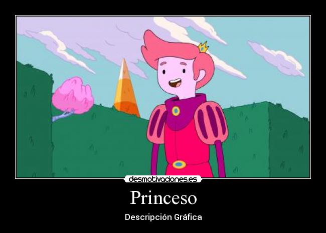 carteles gumball prince principe dulce chicle princeso descripcion grafica desmotivaciones