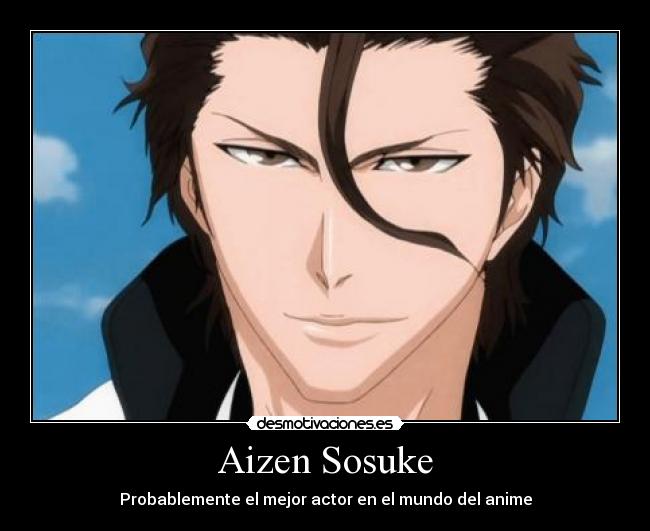carteles anime aizen bleach desmotivaciones
