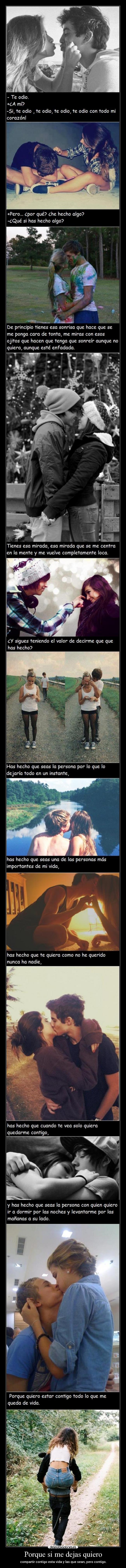 Porque si me dejas quiero - 