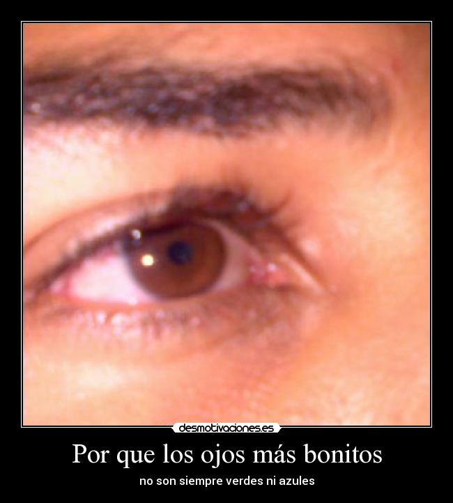 Por que los ojos más bonitos -