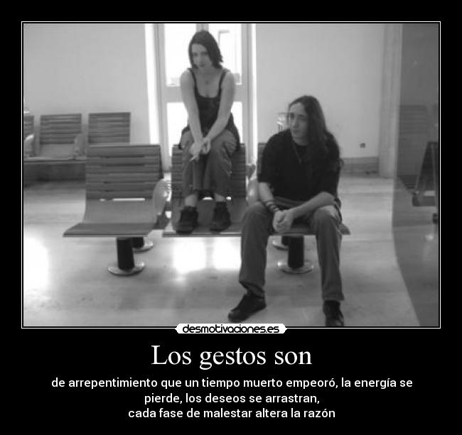 Los gestos son - 